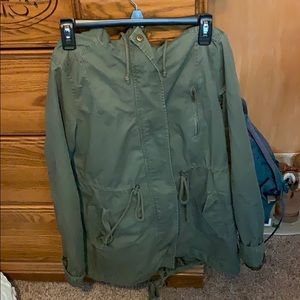 Olive Utility Jacket for Women